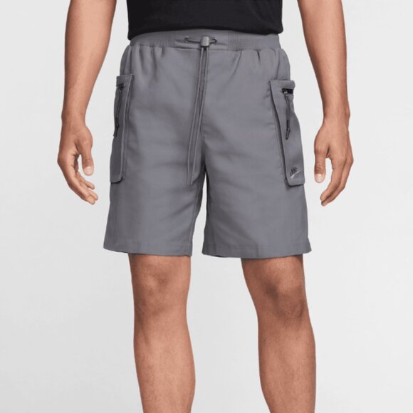 Nike Sportswear Tech Pack Woven Utility Shorts Iron Grey Black Size Large - Picture 1 of 13